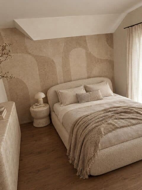 Bedroom redesigned in Organic Modern